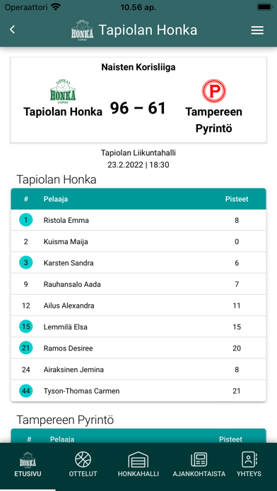 Tapiolan Honka Screenshot