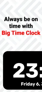 Big Time Clock - Digital screenshot #1 for iPhone