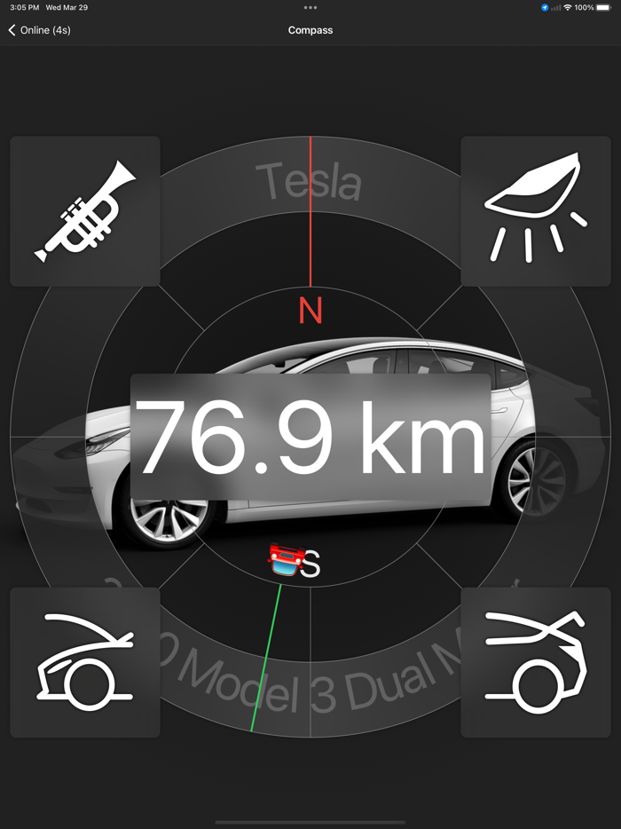 Watch app for Tesla
