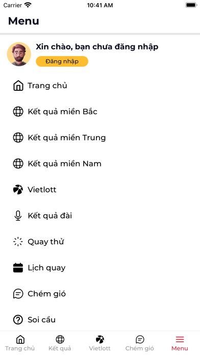 Kết quả xổ số XSMB, XSMN, XSMT Screenshot