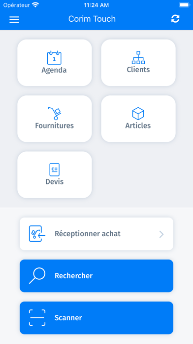 Corim Touch Screenshot