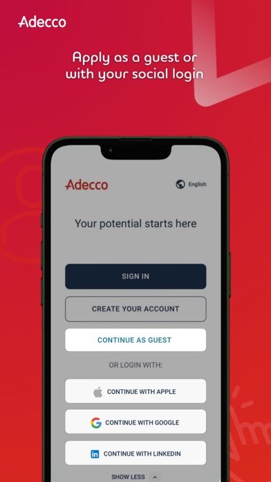 Adecco Screenshot