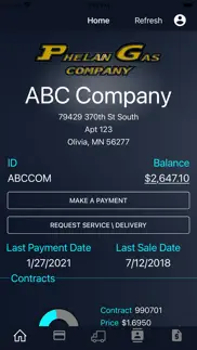 phelan gas company iphone screenshot 2