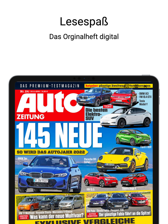 AUTO ZEITUNG ePaper iPad app afbeelding 1
