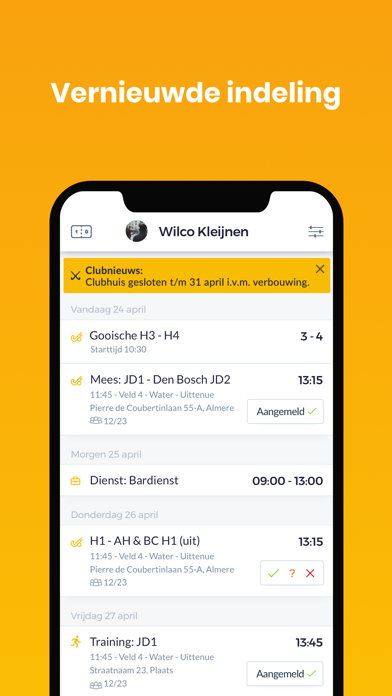 Hockeyclub SCHC Screenshot