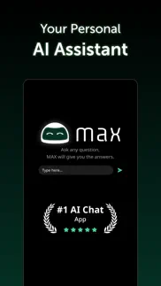 max - ai chatbot assistant iphone screenshot 1