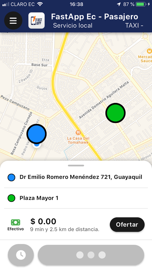 #1. FastApp Ec - Pasajero (iOS) 由: Josue Chavez