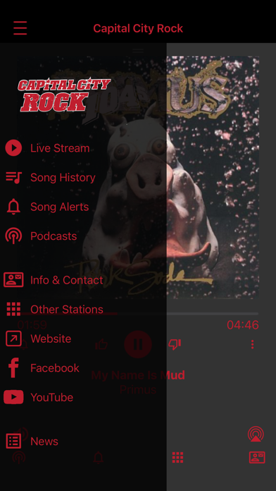 Capital City Rock 104.5 FM Screenshot