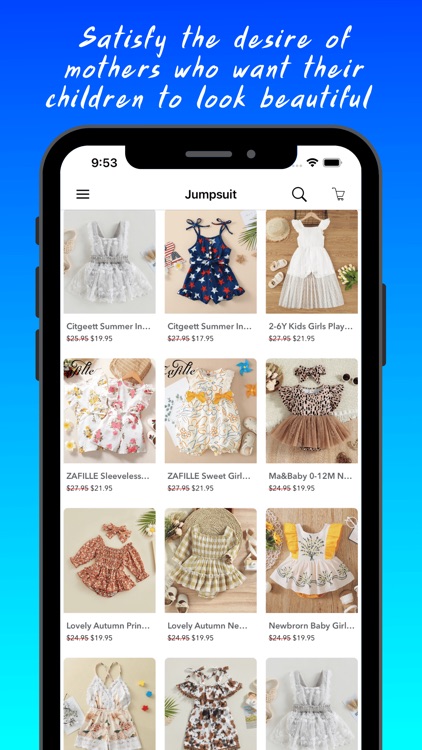 Cheap kids fashion clothes app