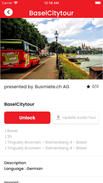 BaselCityTour Screenshot