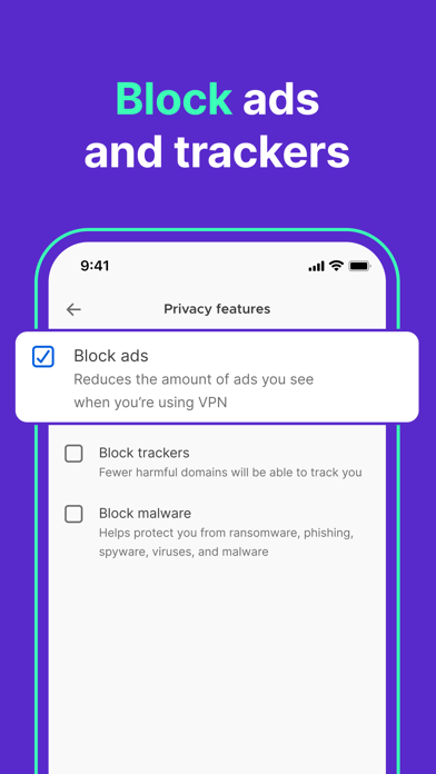 Mozilla VPN - Secure & Private Screenshot