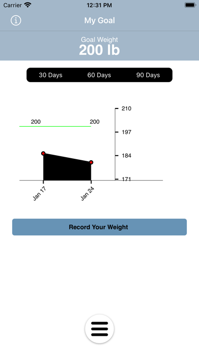 VAYDA Weight Screenshot