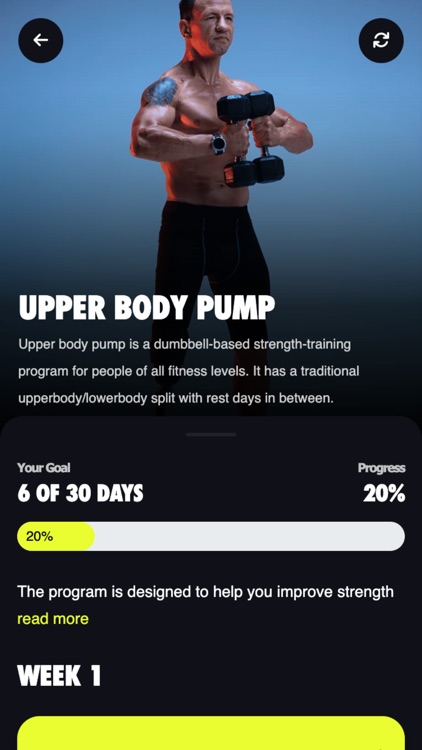 Dumbbell Training App