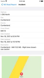 maine road report iphone screenshot 2
