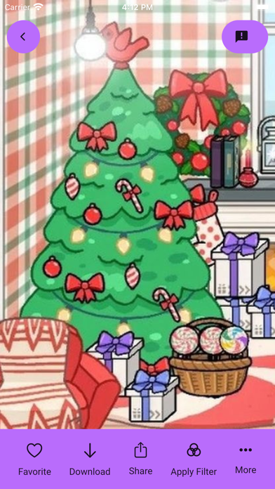 Purple Toca kuromi House Ideas Screenshot