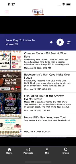 Game screenshot Moose FM 100.1 Fort St. John mod apk