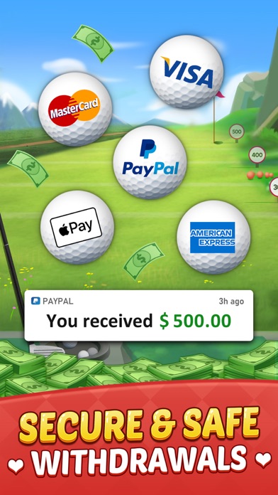 Golf Solitaire: Win Real Money Screenshot