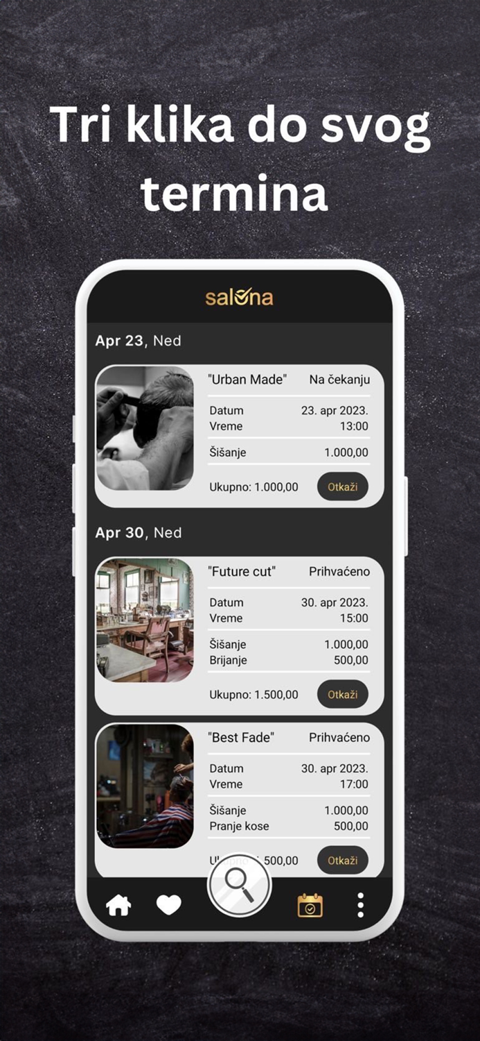 Salona - Zakazi svoj termin
