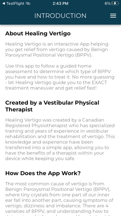 Healing Vertigo
