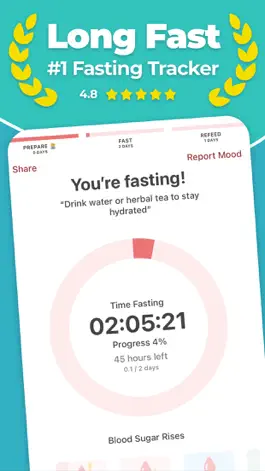 Game screenshot Fasting Tracker for long fast mod apk