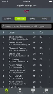 virginia tech football iphone screenshot 2