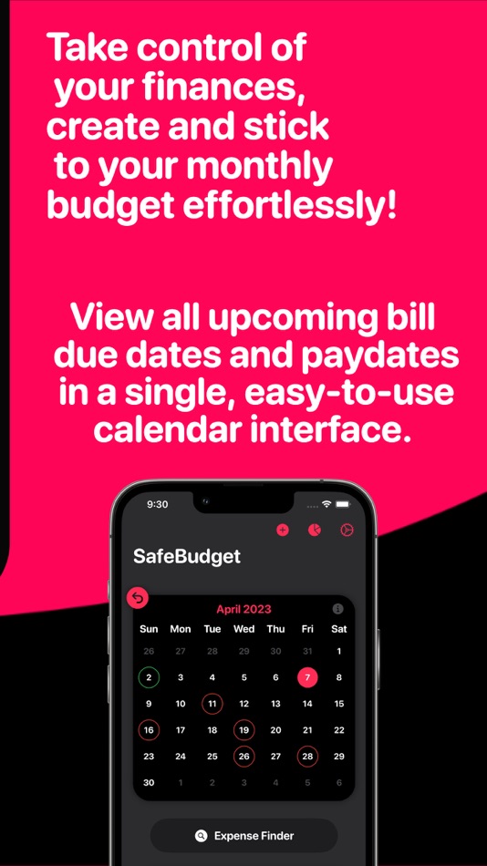 #4. SafeBudget (iOS) Με: James Gaudino Sanchez