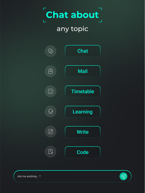 Screenshot #5 pour Ask Anything: AI Chatbot Open