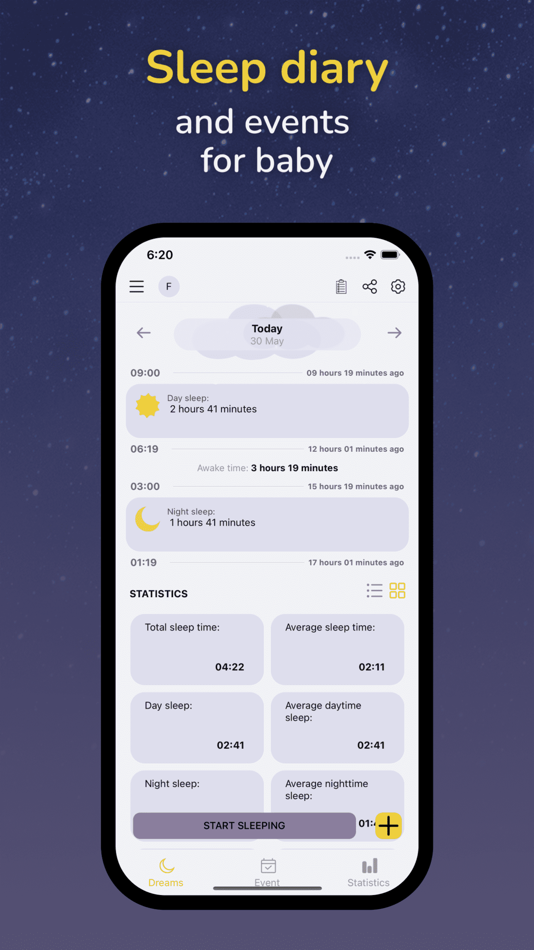 Baby Diary: Sleep Tracker Lite - 2.2.6 - (iOS)