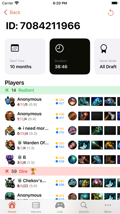 D2A (Companion for Dota2) Screenshot