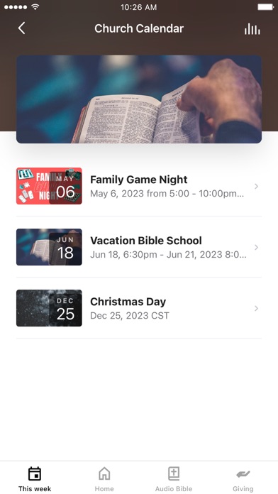 Liberty Hill Church of Christ Screenshot