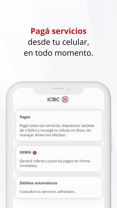 Screenshot #2 pour ICBC Mobile Banking(Argentina)