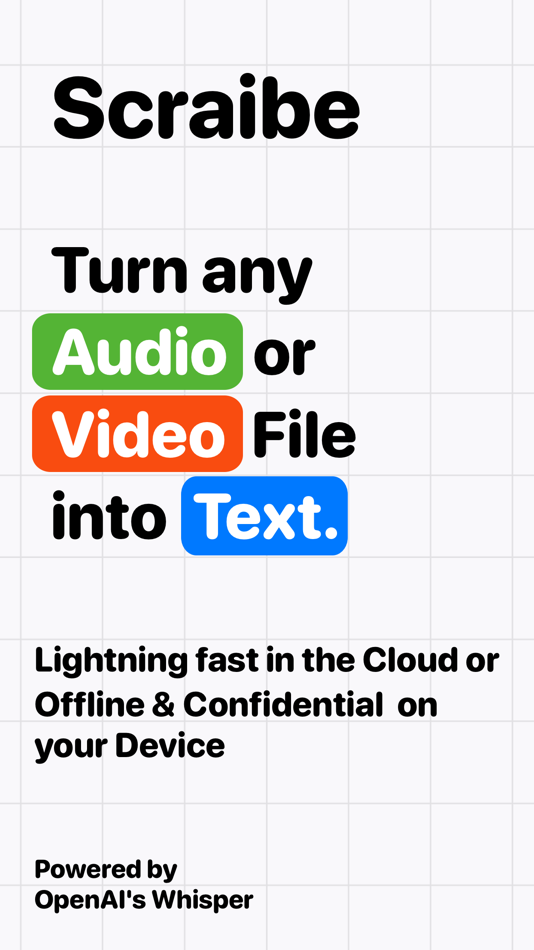 #1. Transcribe ~ Speech to Text (iOS) 由: Florian Ernst