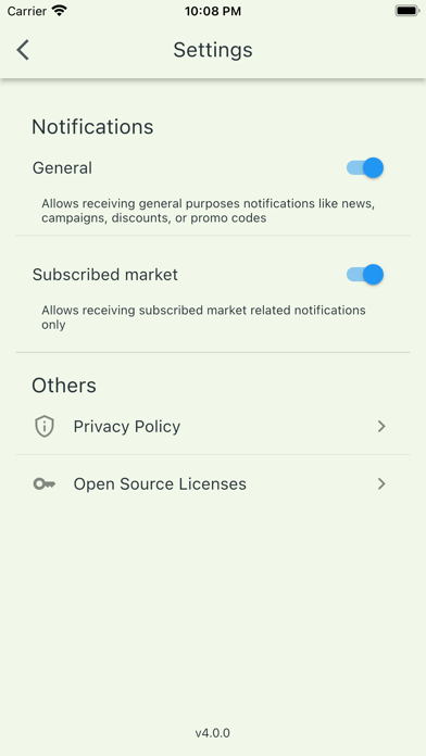 1001 Promo Codes Screenshot