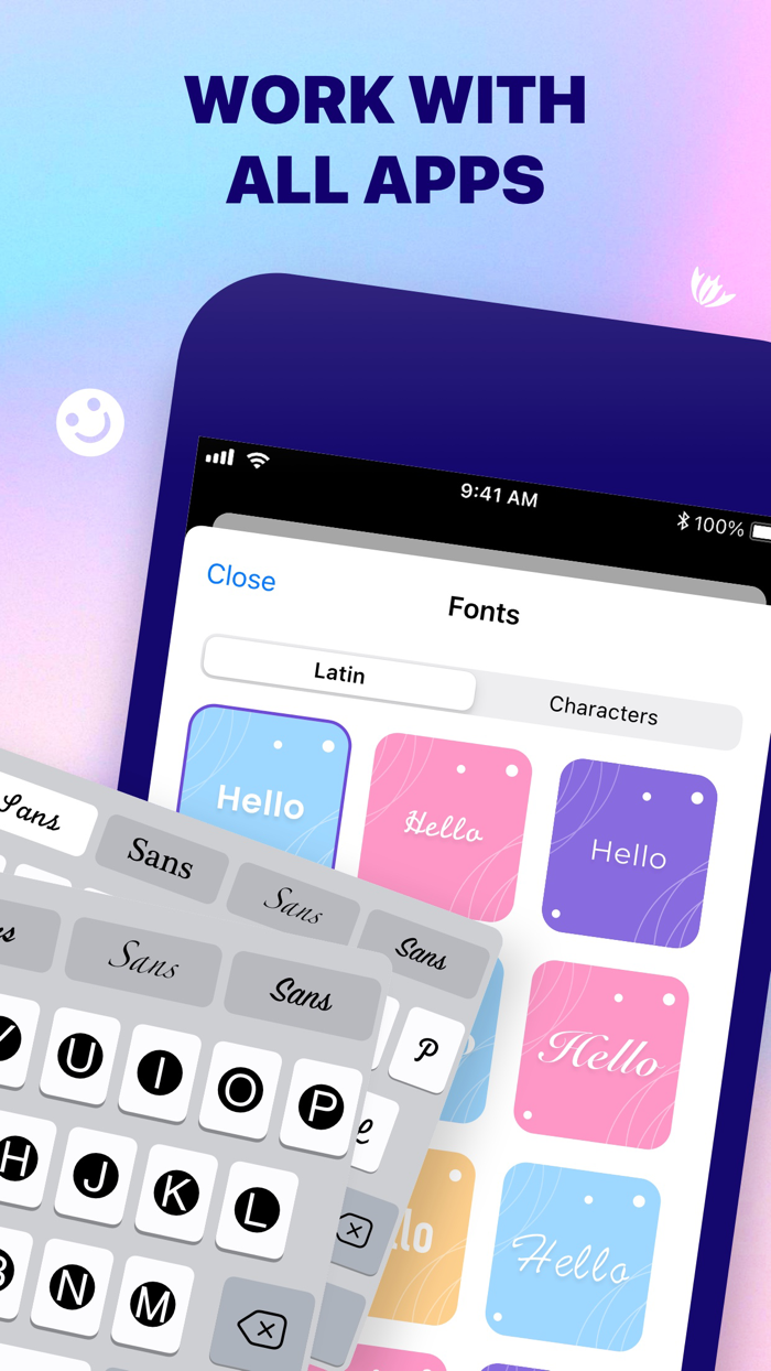 Keyboard Fonts - Aa Aesthetic