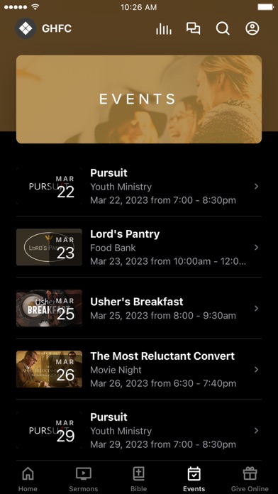 Grays Harbor Foursquare Church Screenshot