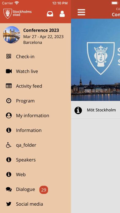 Möt Stockholm Screenshot