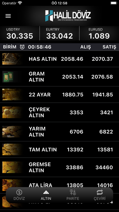 Halil Döviz Screenshot
