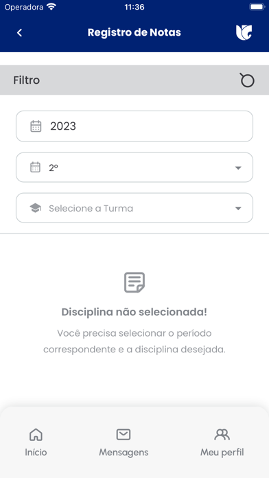 UNIRG PROFESSOR Screenshot