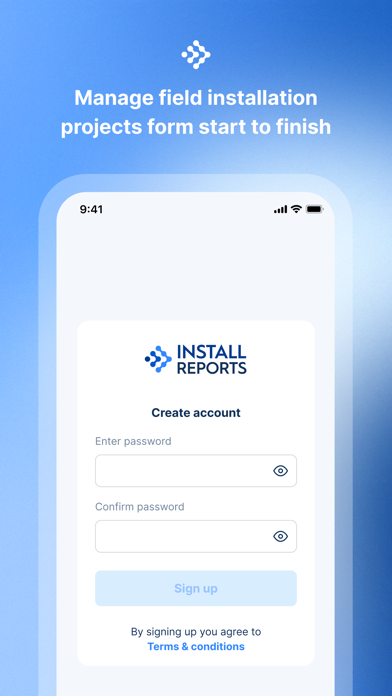 Install Reports Screenshot