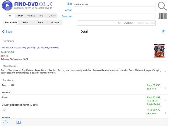 Screenshot #4 pour find-DVD