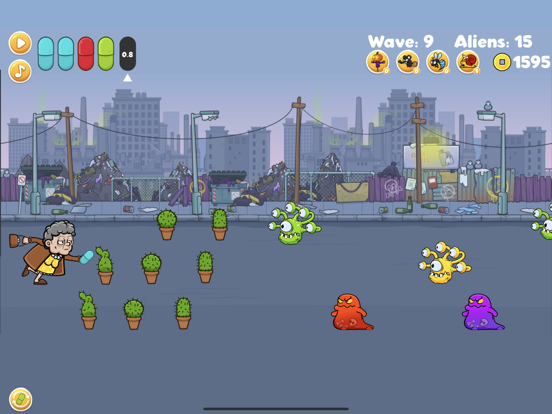 Granny Pills: Defend Cactuses iPad app afbeelding 2