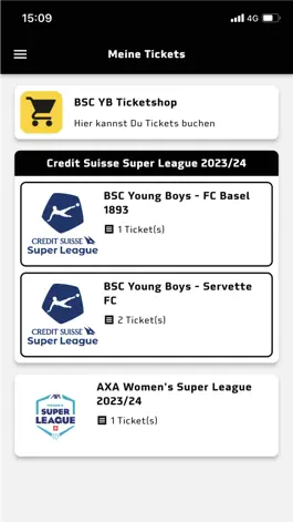 Game screenshot BSC YB Ticket-App hack