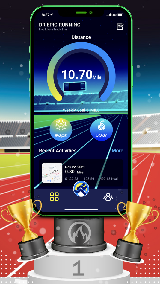 #1. DR.EPIC RUNNING (iOS) 来自: DR. EPIC