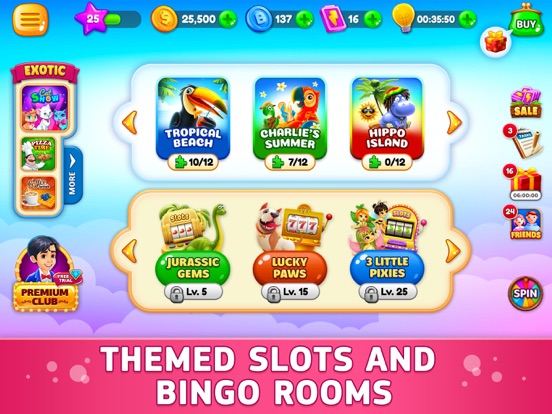 Bingo ! Tropical Beach Games iPad app afbeelding 3