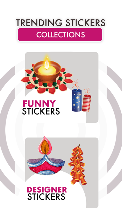 Screenshot #2 pour Diwali Stickers For iMessage!