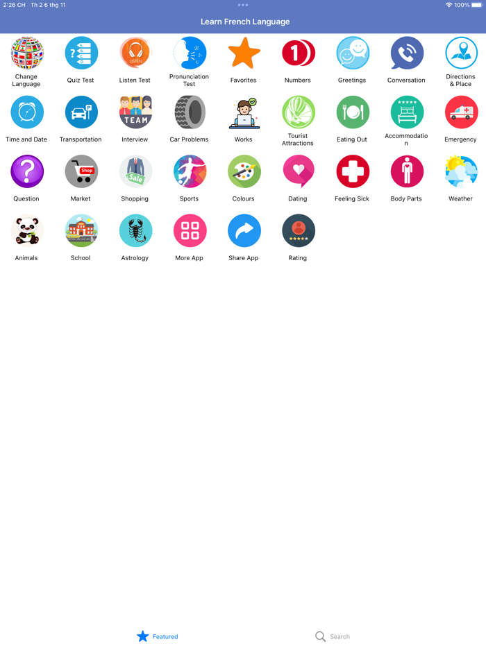 Learn French Phrases Words