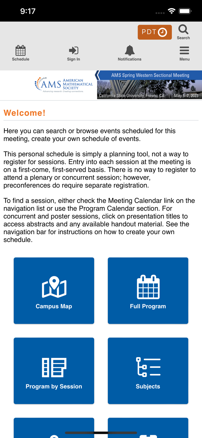 AMS Spring Western 2023