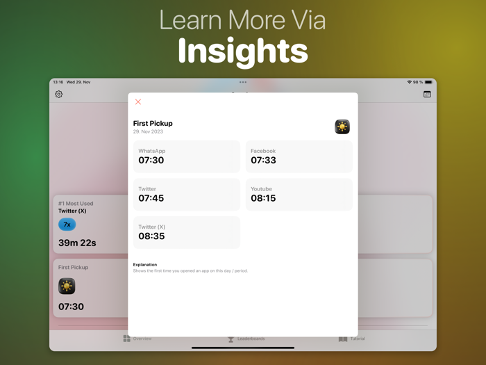 Screen Time Control Real-Time