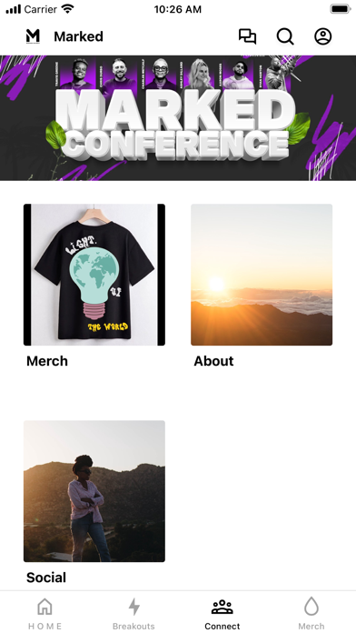 Marked Church App Screenshot