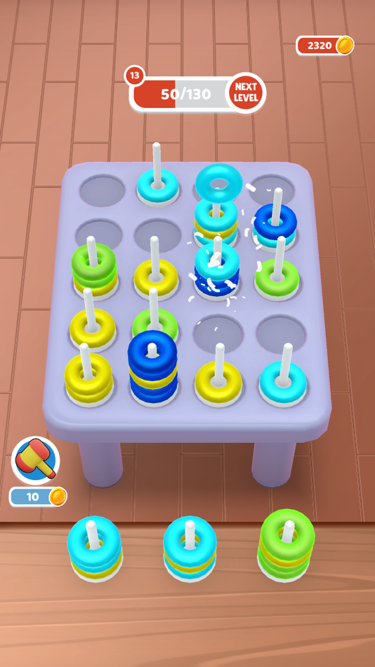 #1. Torus Sort (iOS) 由: 3A YAPIM VE YAZILIM DANISMANLIK LIMITED SIRKETI